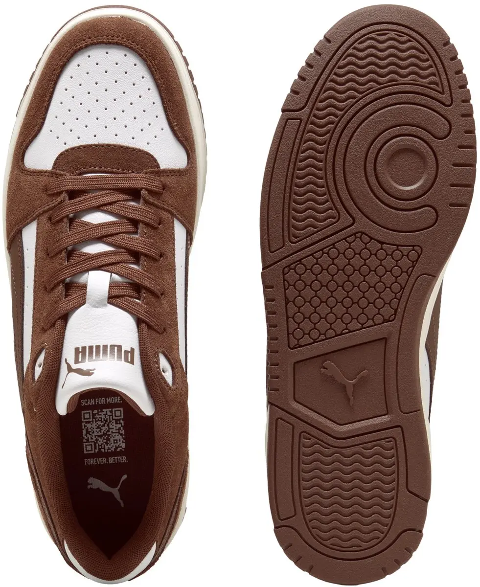 PUMA Rebound Slam Lo ESD Sneakers - Wit/Bruin - afbeelding 4 van 6
