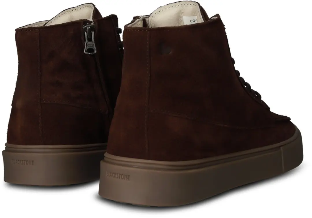 Blackstone RUBY EERO - ZIPPER - CG524 Coffee Bean - Sneaker (high) - Man - Dark brown - Maat: 47 - afbeelding 4 van 6