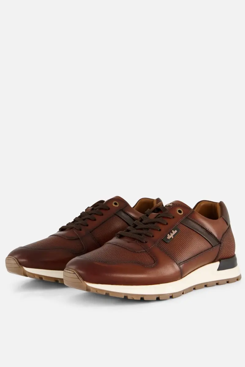 Australian Brindisi Sneakers Cognac Leer