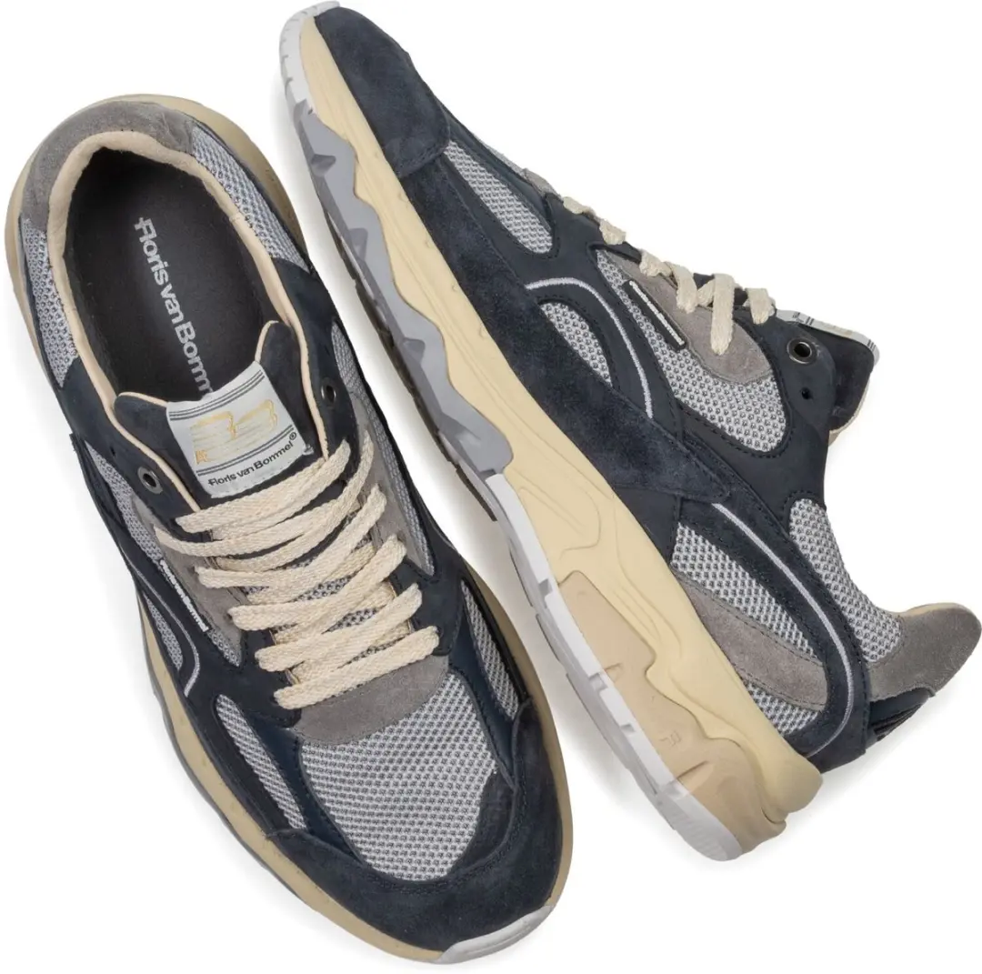 Floris van Bommel De Rezer Sneakers - Suède - Blauw - afbeelding 4 van 6