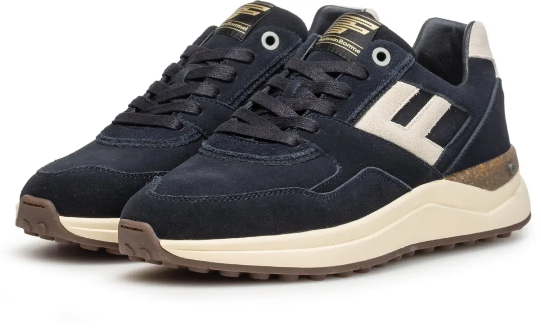 Floris van Bommel Heren Sneakers - Maat 44 - Blauw - afbeelding 4 van 6