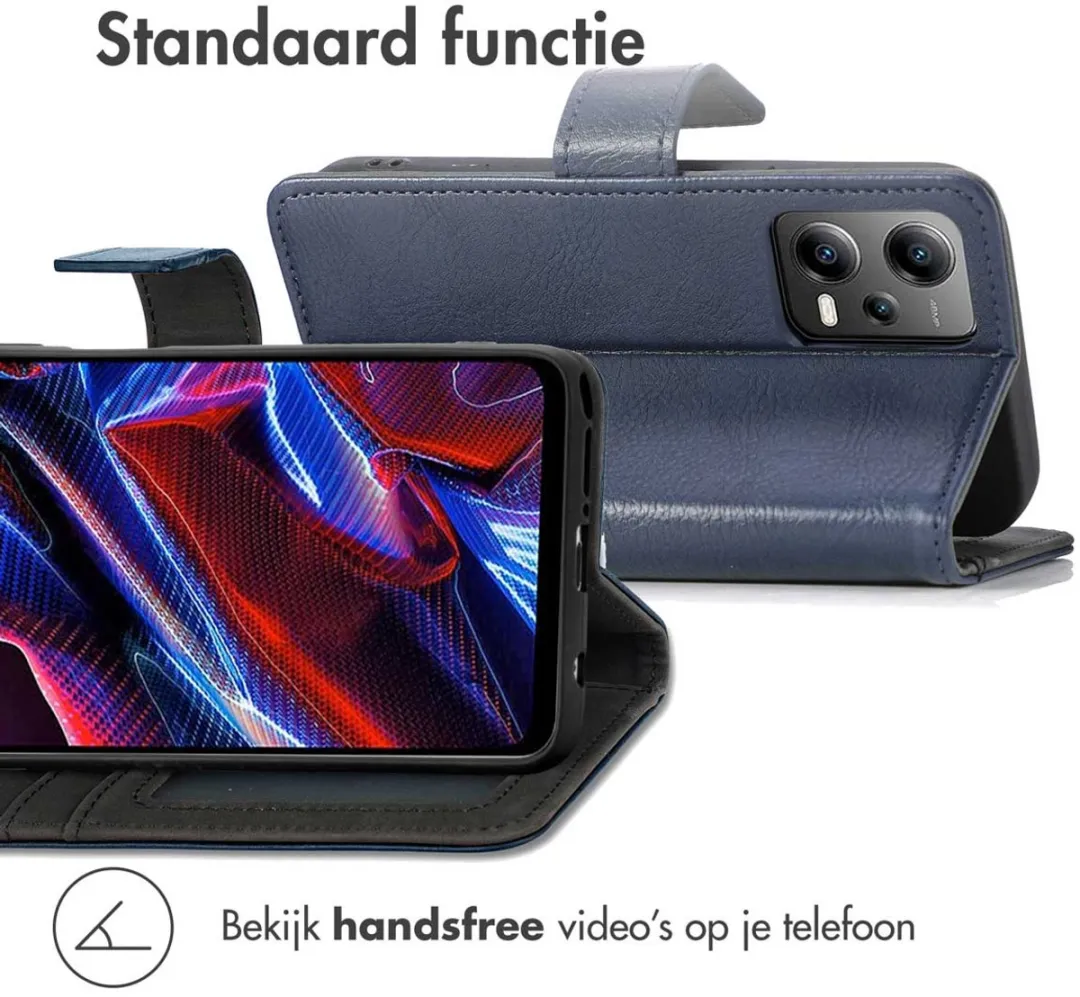 Imoshion Hoesje Xiaomi Poco X5 5G - 3 Pasjes - Donkerblauw