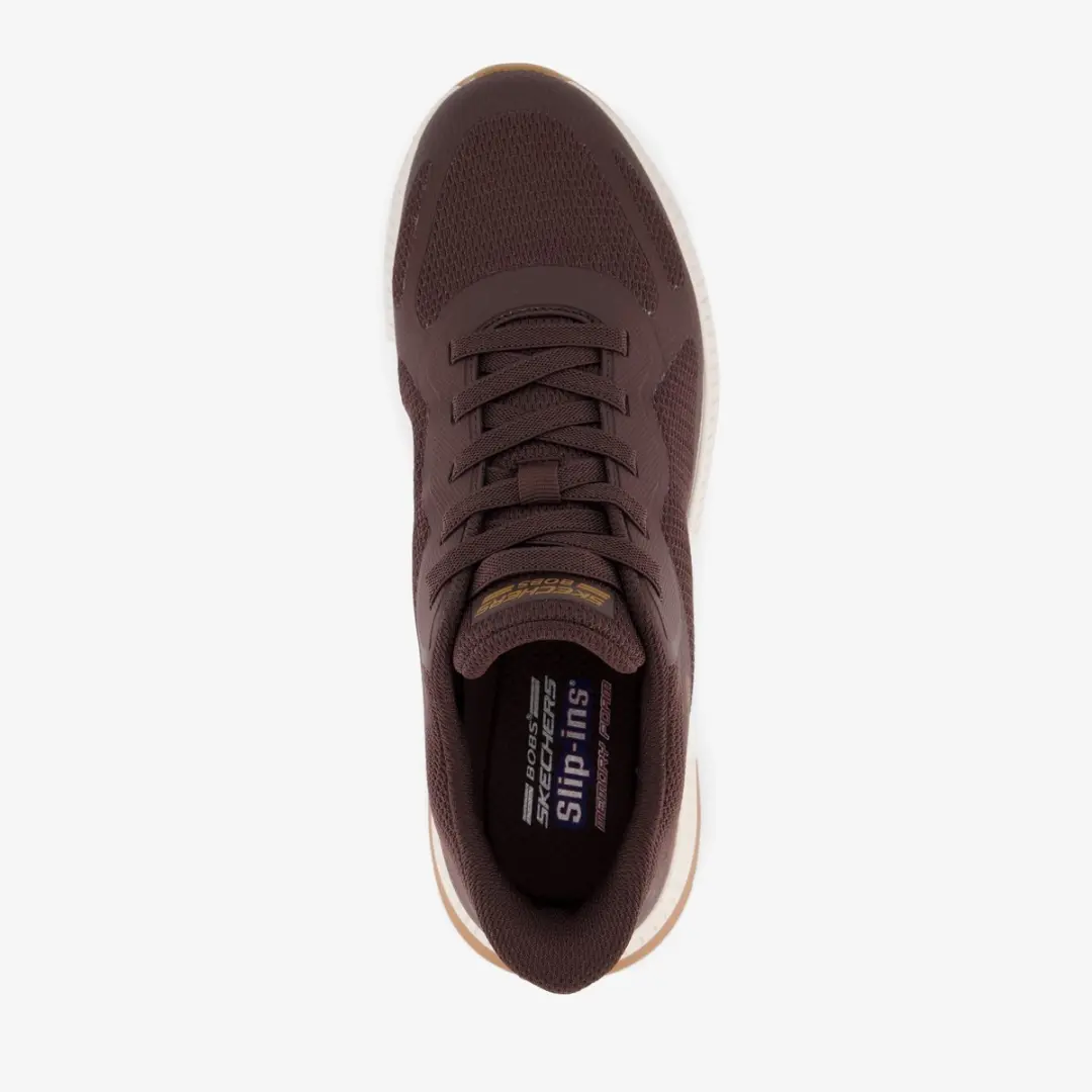 Skechers Slip-ins BOBS Sport Squad Sneakers - Bruin - 47.5 - afbeelding 2 van 6