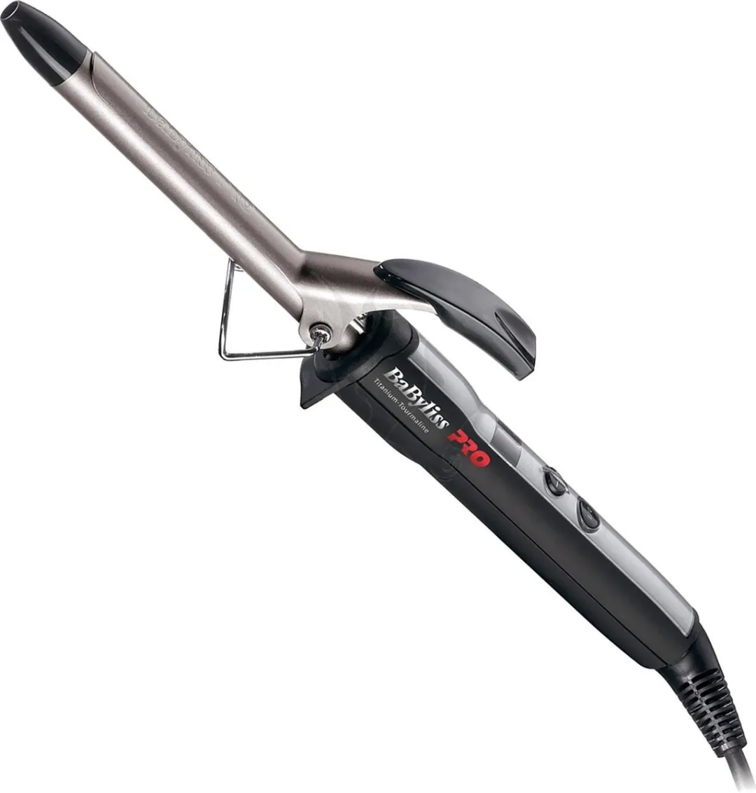 BaBylissPRO Digital Keramische Krultang 19mm - Zwart
