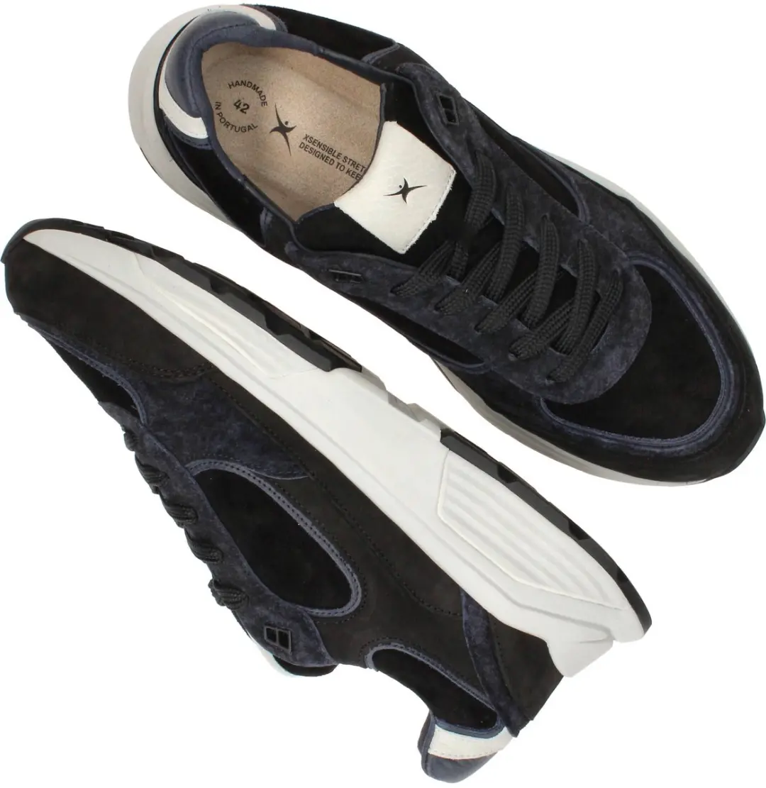 Xsensible Manhattan Stretchwalker Sneakers - Zwart - afbeelding 5 van 6