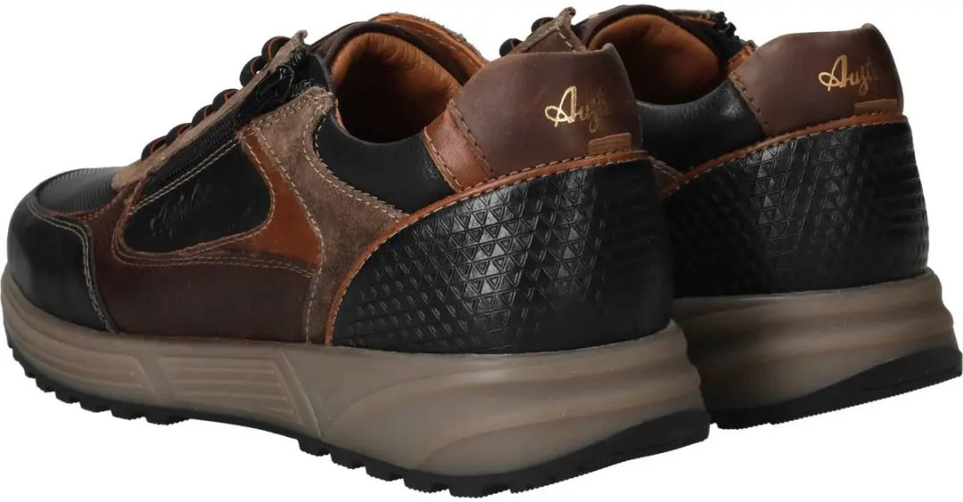 Australian Hawker Sneakers Leer - Zwart - Maat 40 - afbeelding 5 van 6