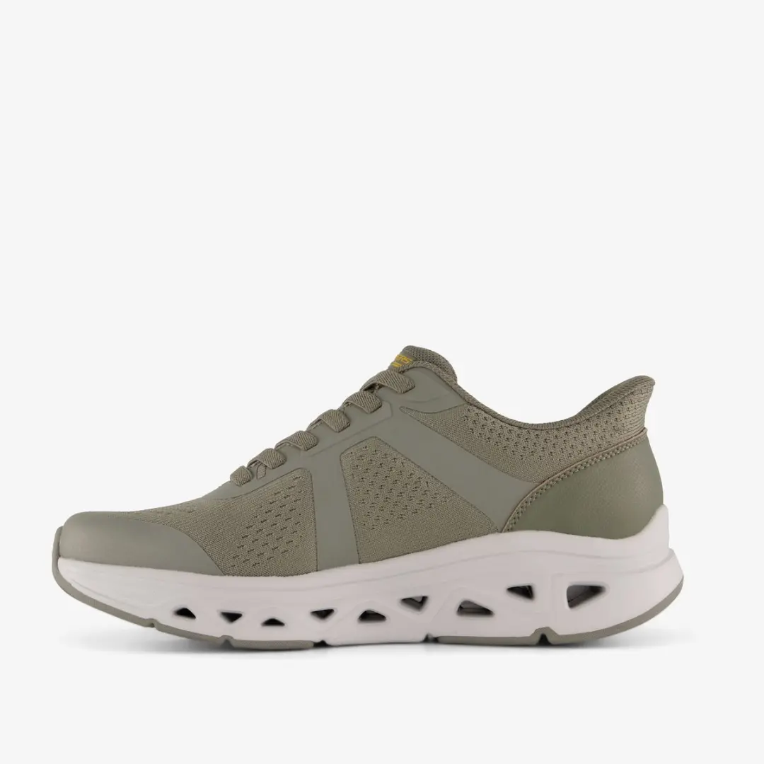 Skechers Slip-ins: BOBS Sport Squad heren sneakers groen - Maat 46 - Extra comfort - Memory Foam - afbeelding 6 van 6