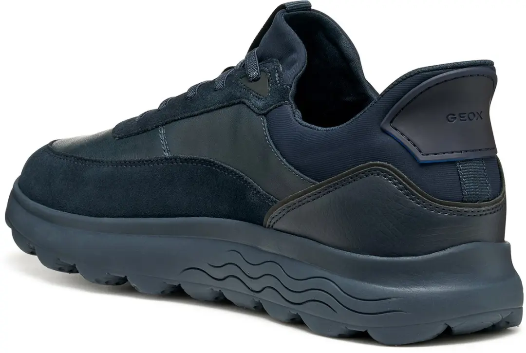 Geox U Spherica Plus.1 Sneakers - Heren - Donkerblauw - Maat 45 - afbeelding 4 van 6