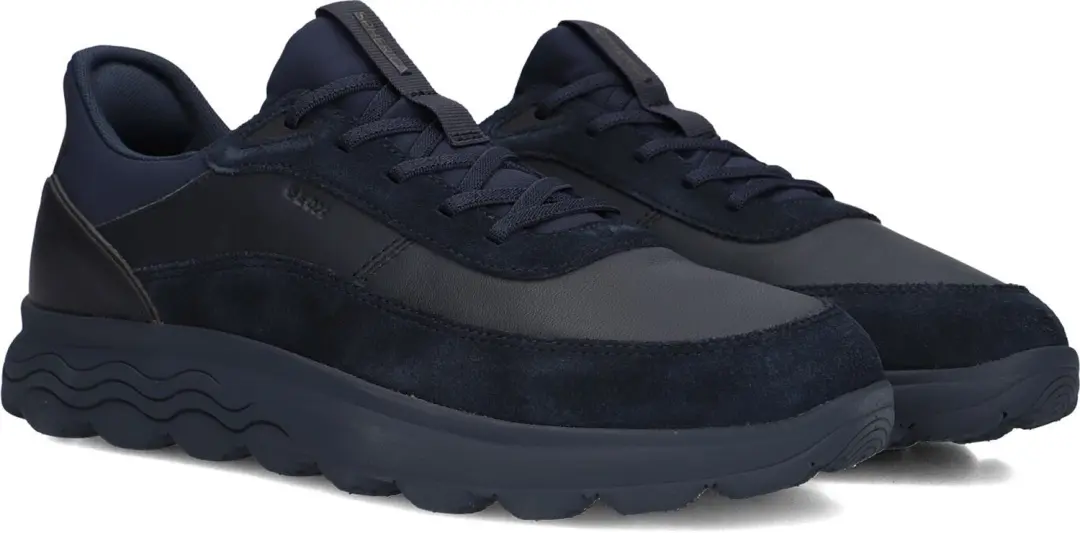 Geox U Spherica Plus.1 Sneakers - Heren - Donkerblauw - Maat 45 - afbeelding 3 van 6