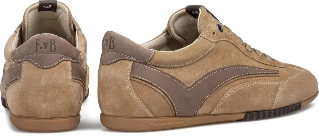 Floris van Bommel SFM-10215 De Vlakker Sneakers - Camel - afbeelding 3 van 6
