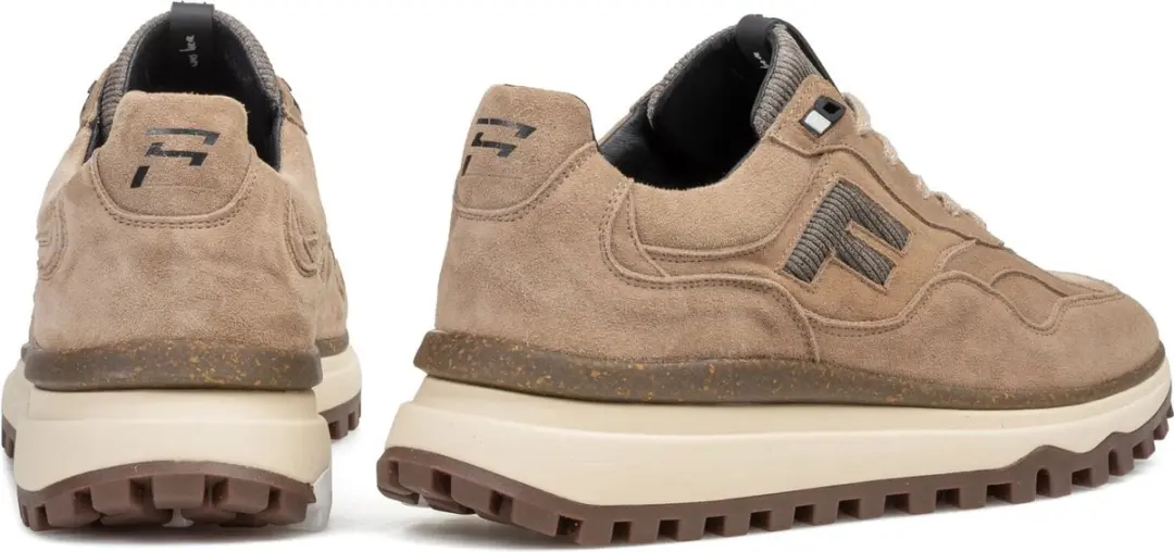 Floris van Bommel De Grippper Sneakers - Suède - Taupe - afbeelding 3 van 6