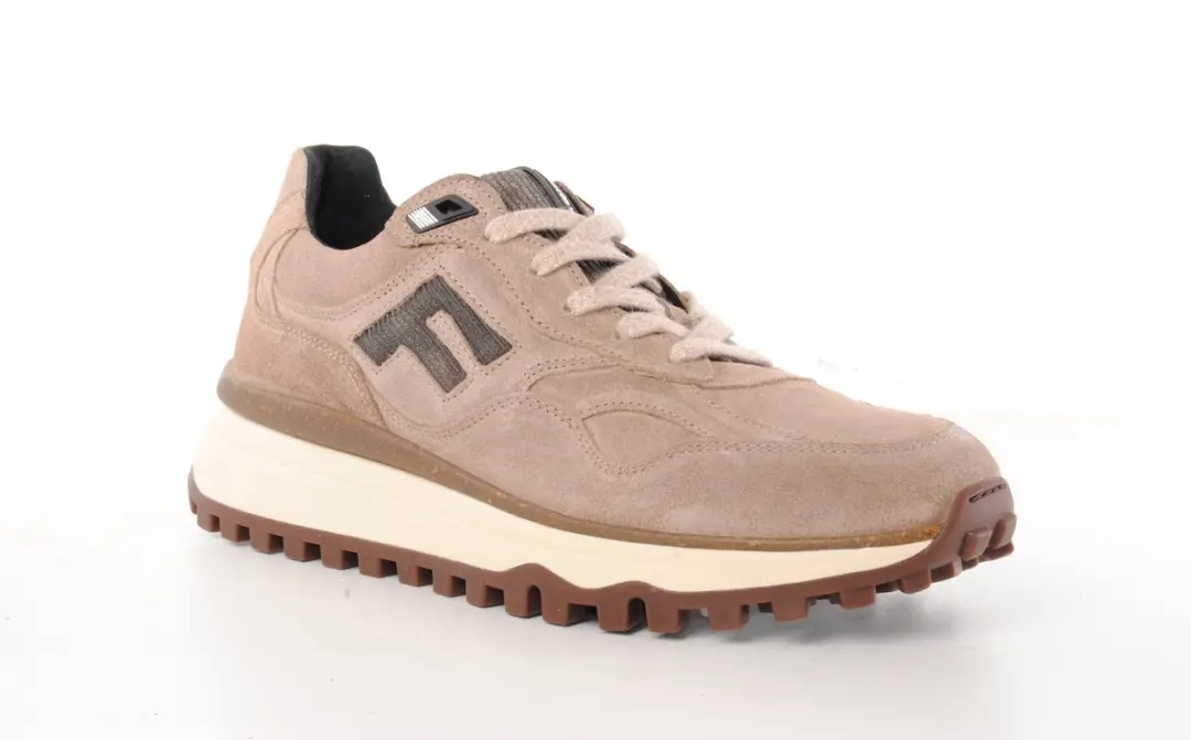 Floris van Bommel De Grippper Sneakers - Suède - Taupe - afbeelding 5 van 6