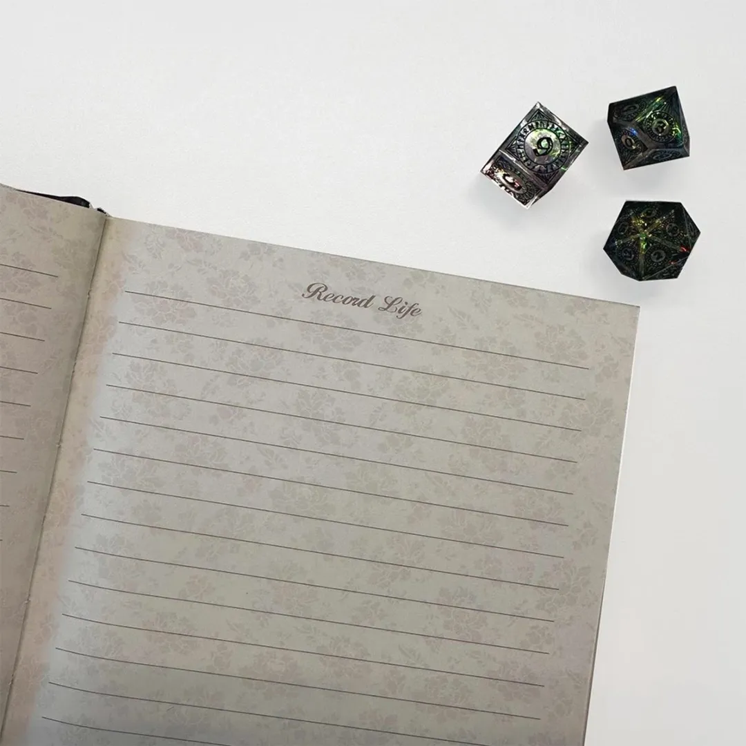 Lapi Toys DnD Notitieboek A5 Imitatieleer Bordeaux