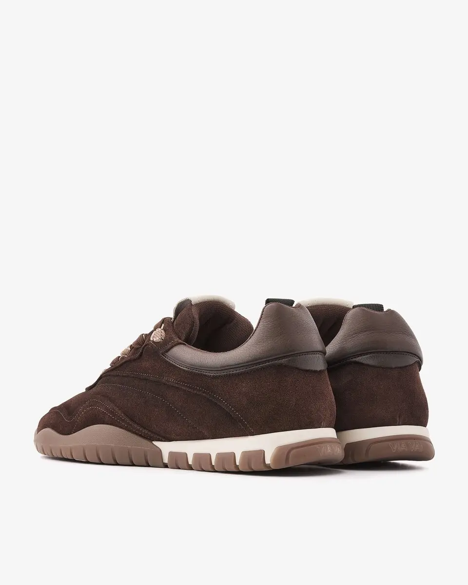 VIA VAI Frenkie Aaron Sneakers - Leer - Bruin - Maat 43 - afbeelding 4 van 5