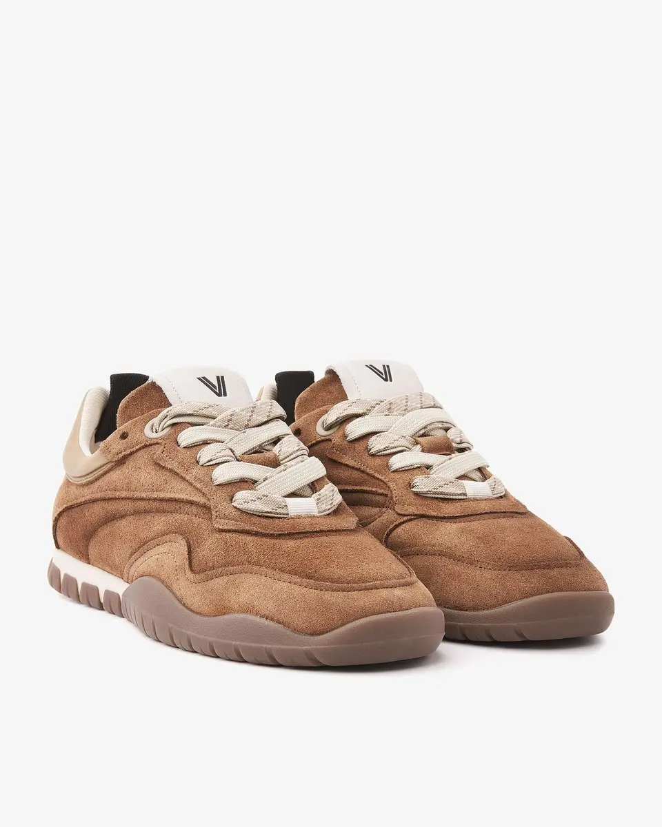VIA VAI Frenkie Aaron Sneakers Heren - Leer - Cognac - afbeelding 2 van 5