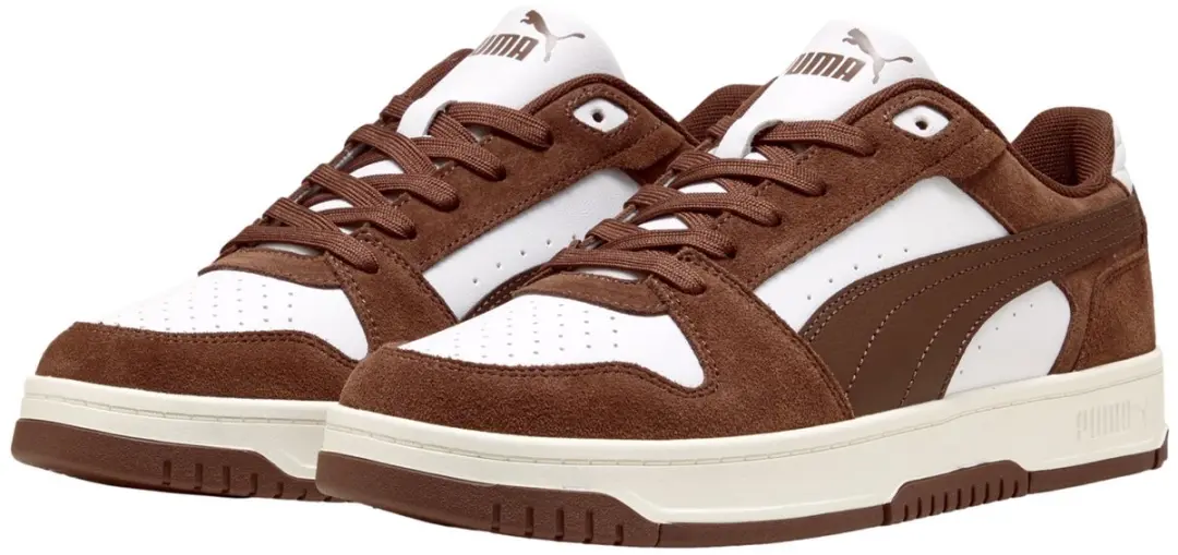 PUMA Rebound Slam Lo ESD Sneakers - Wit/Bruin - 45 - afbeelding 3 van 6