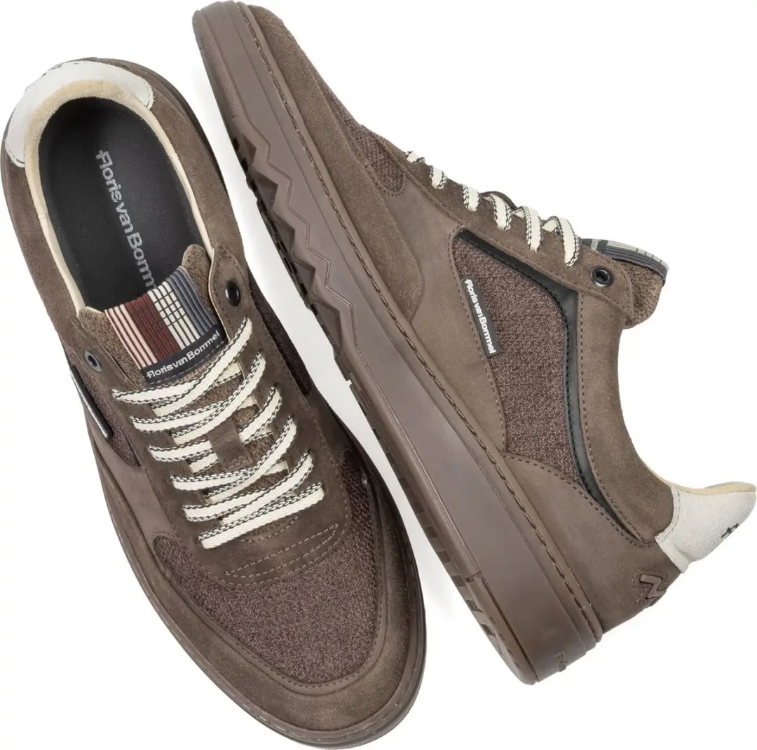 Floris van Bommel De Kupster Heren Sneakers - Bruin - afbeelding 3 van 6