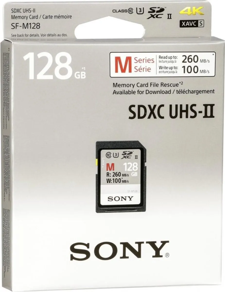 Sony Professional SD Card SFG1M 128GB - UHS-II