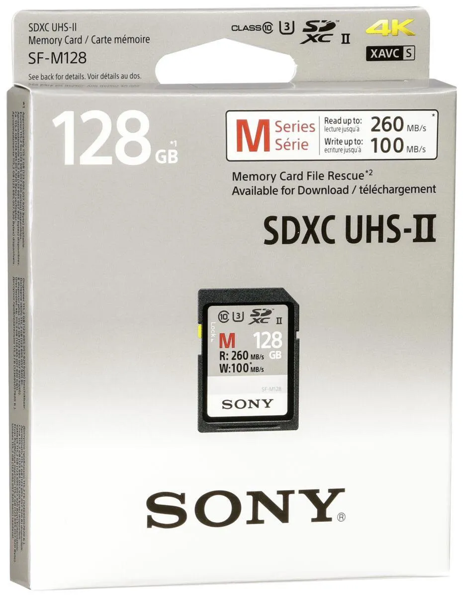 Sony Professional SD Card SFG1M 128GB - UHS-II