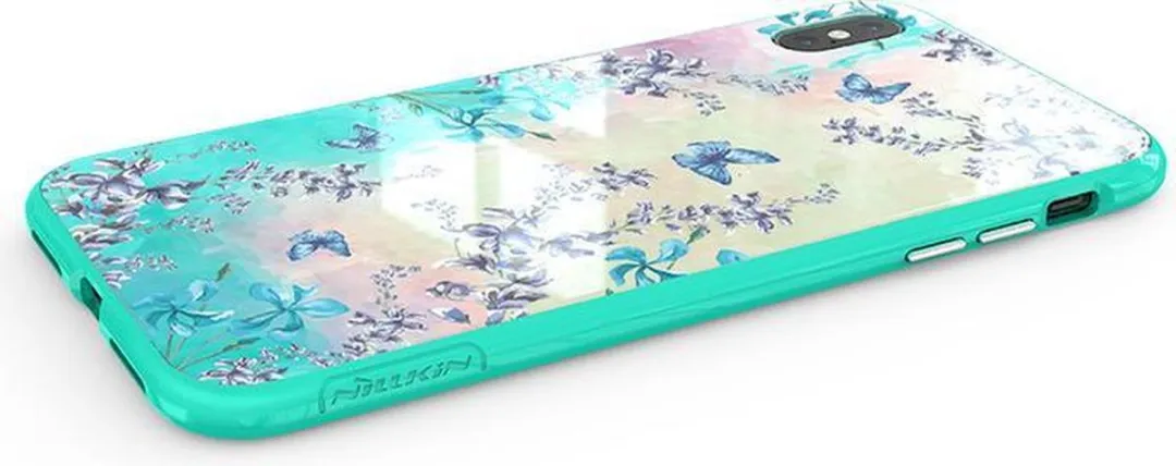 Nillkin Blossom Back Case - iPhone XS Max Groen - afbeelding 6 van 6