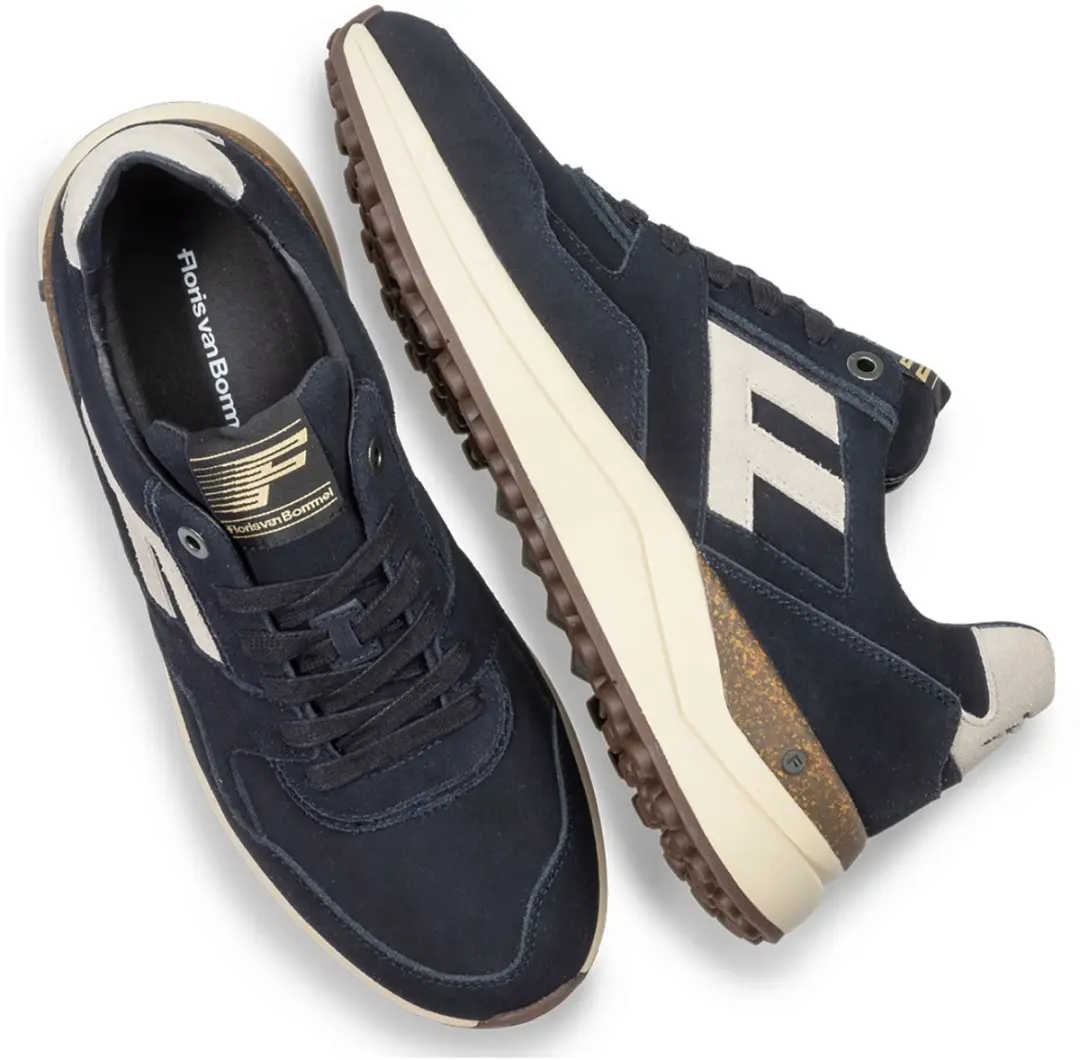 Floris van Bommel De Trikker 05.01 Sneakers - Blauw - afbeelding 4 van 5