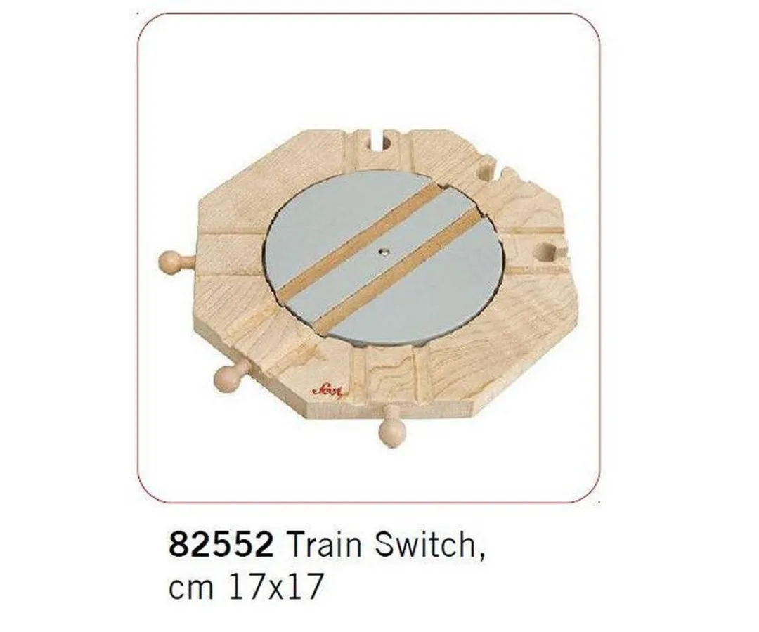 Sevi 82552 Houten Treinbaan Switch - Bruin