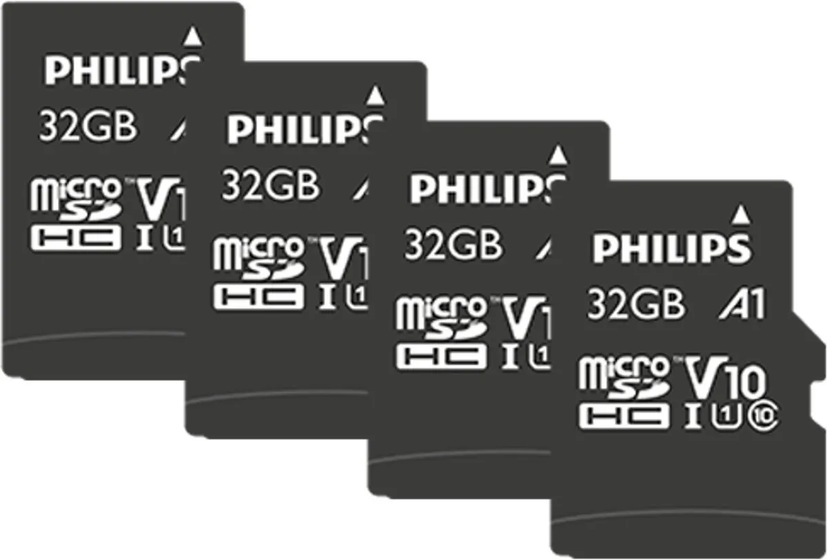 Philips Micro SDHC FM32MP4520D 32GB Class 10 - 2x SD-adapter - afbeelding 2 van 6