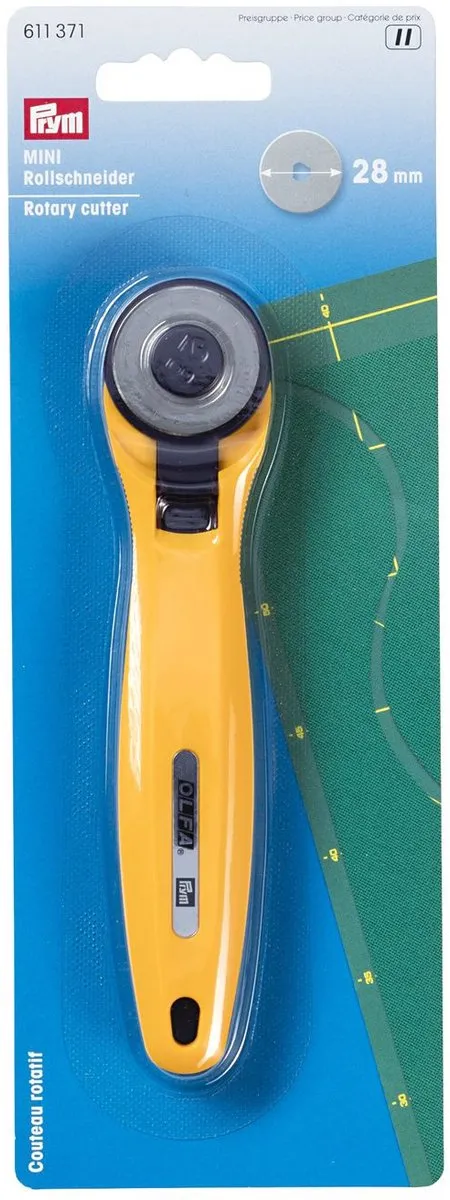 Prym Olfa Rolmes 28mm - Geel/Zwart