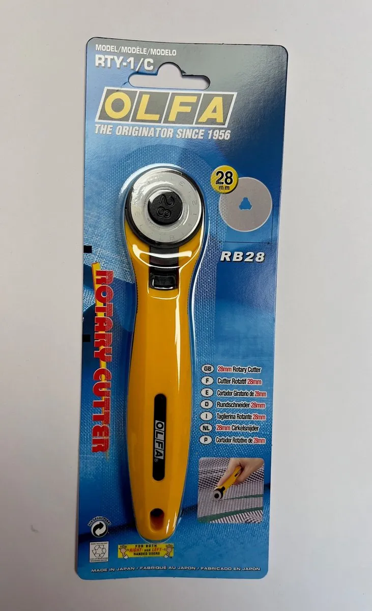 Prym Olfa Rolmes 28mm - Geel/Zwart