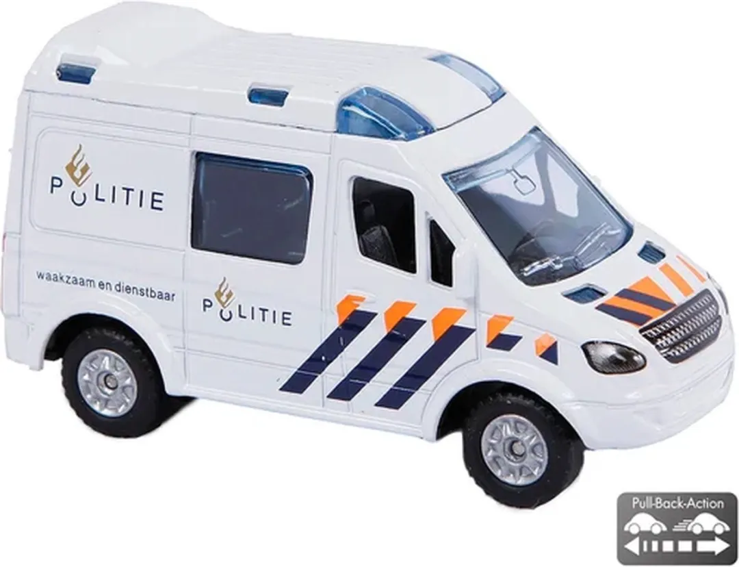 Kids Globe Die-cast Politieauto NL Blauw - MPN 520084