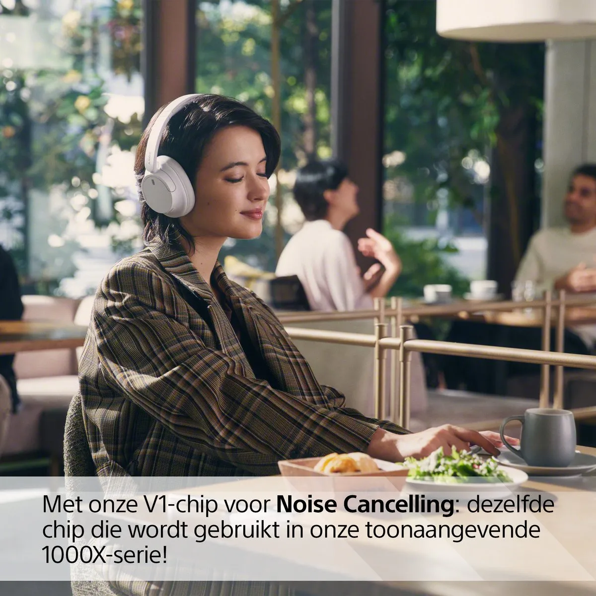 Sony WH-CH720N Draadloze Noise Cancelling Koptelefoon - Wit