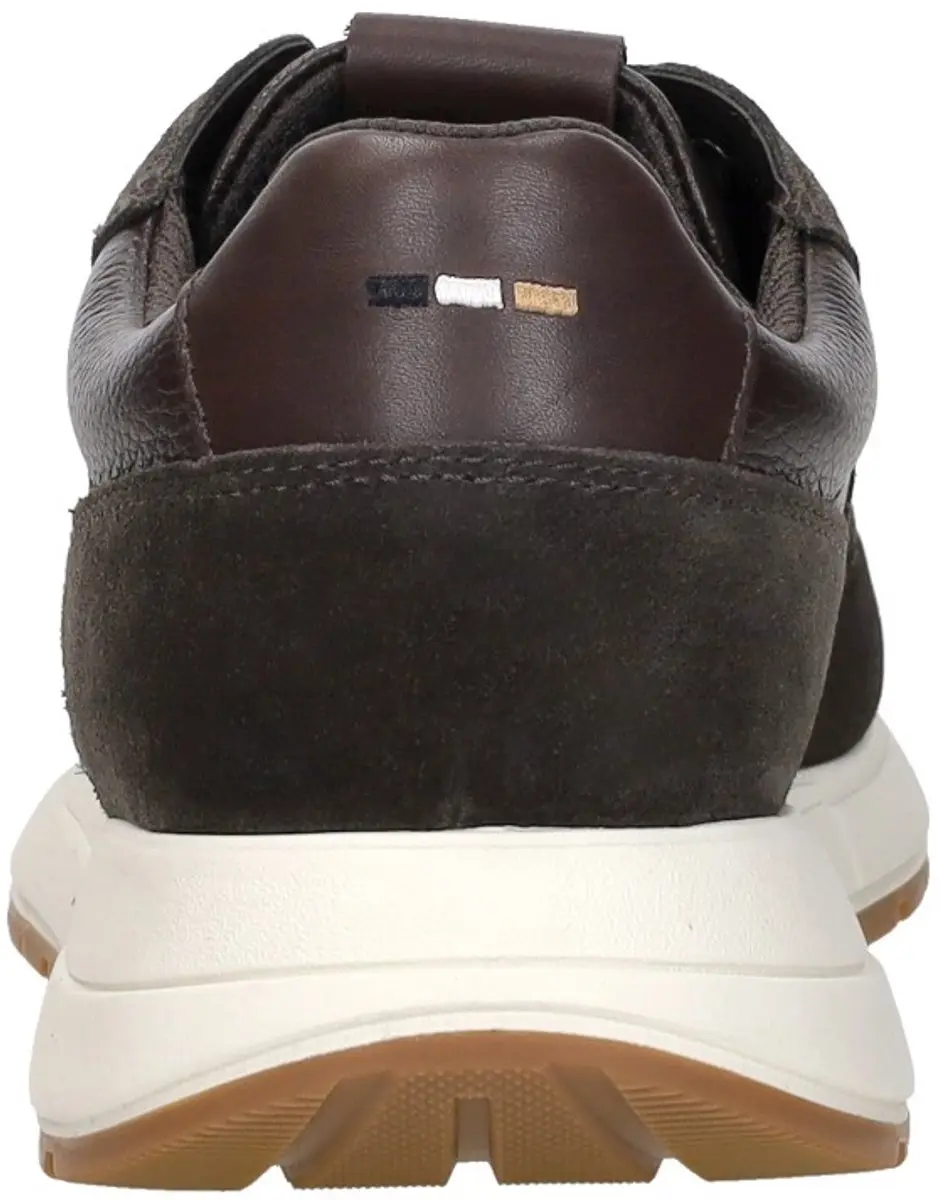 Hugo Boss Vinston Runner Sneakers Laag - donkerbruin - Maat 46 - afbeelding 6 van 6