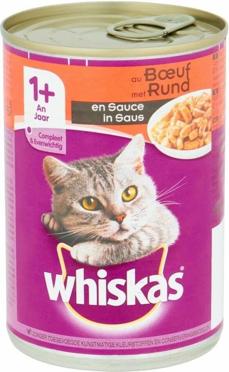 Whiskas Adult Rund 400g Blik - afbeelding 6 van 6
