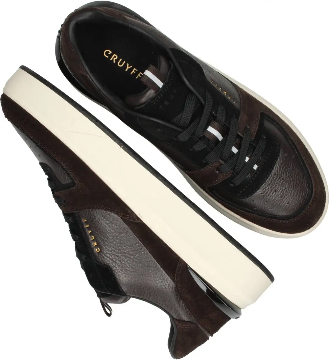 Cruyff Surefire Tennis Sneakers - Bruin - Maat 42 - afbeelding 3 van 6