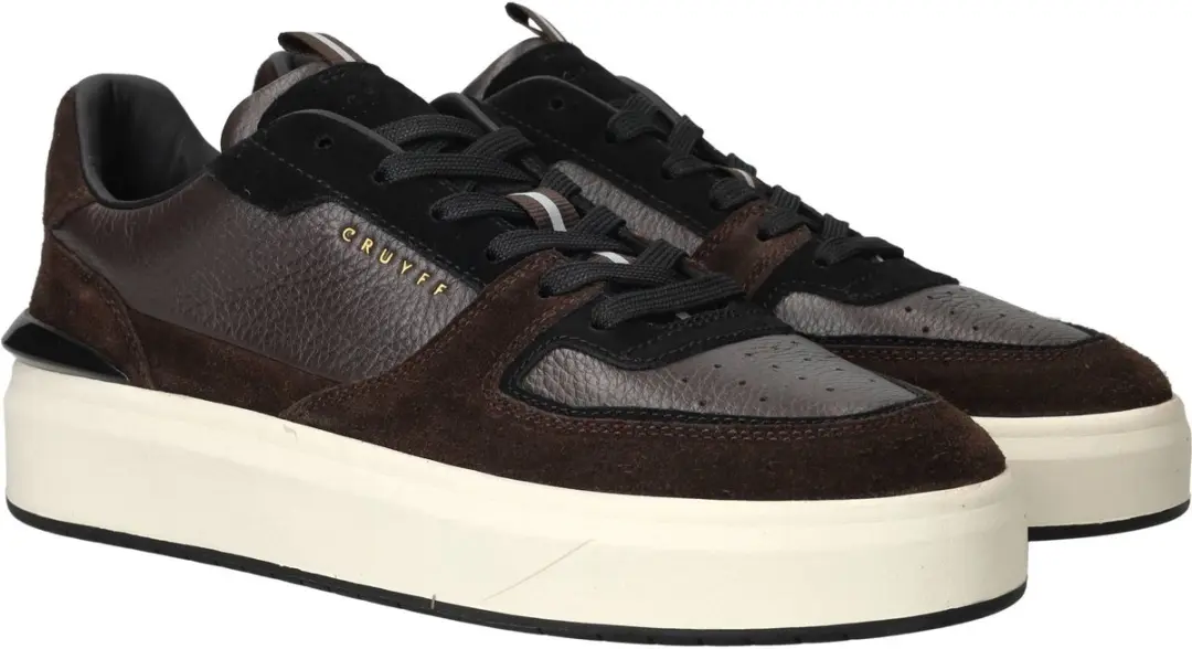 Cruyff Surefire Tennis Sneakers - Bruin - Maat 42 - afbeelding 2 van 6