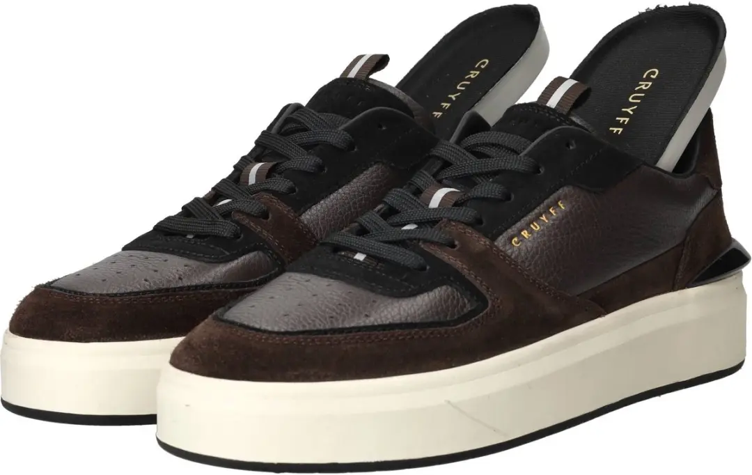 Cruyff Surefire Tennis Sneakers - Bruin - Maat 45 - afbeelding 6 van 6