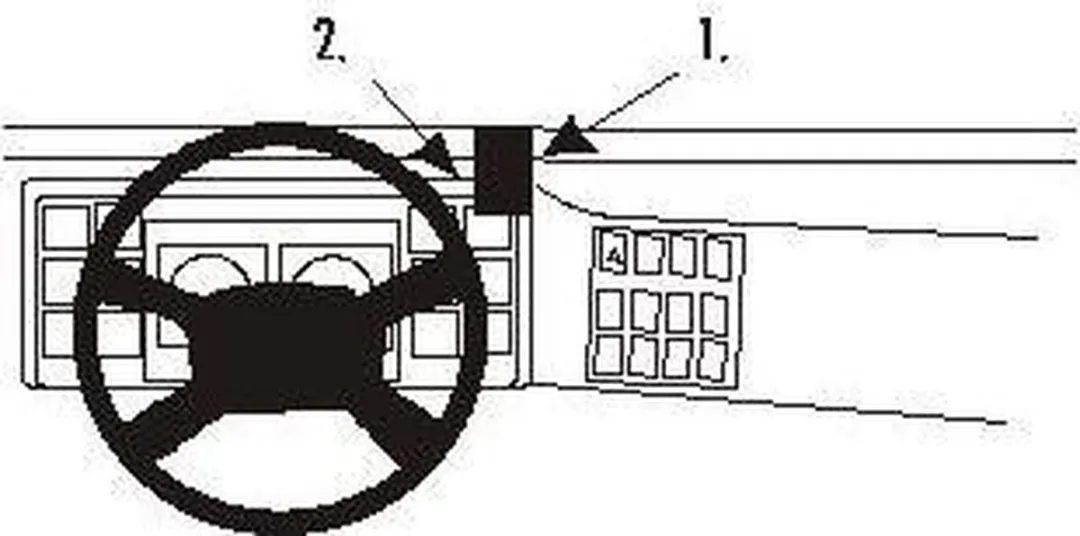Brodit ProClip Volvo FL6 852859 Telefoonhouder - Zwart