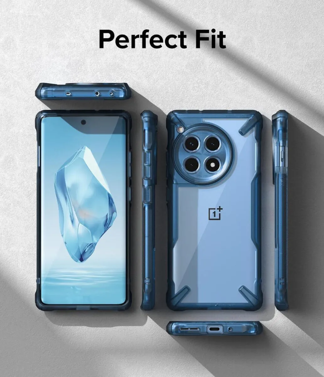 Ringke Fusion X Hoesje OnePlus 12R - Blauw