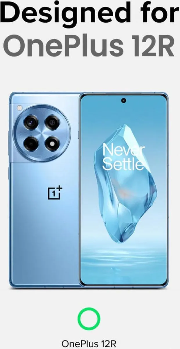 Ringke Fusion X Hoesje OnePlus 12R - Blauw