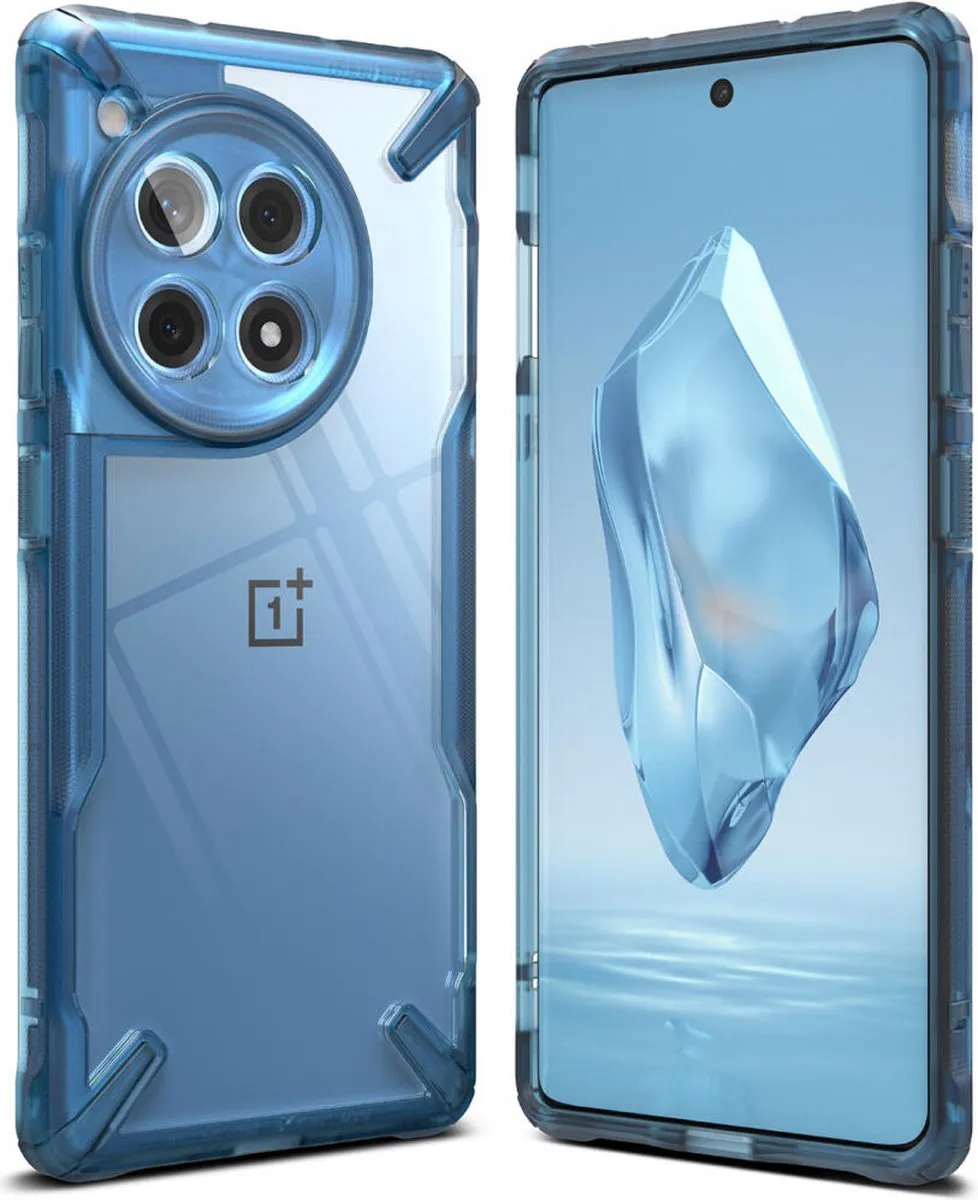 Ringke Fusion X Hoesje OnePlus 12R - Blauw