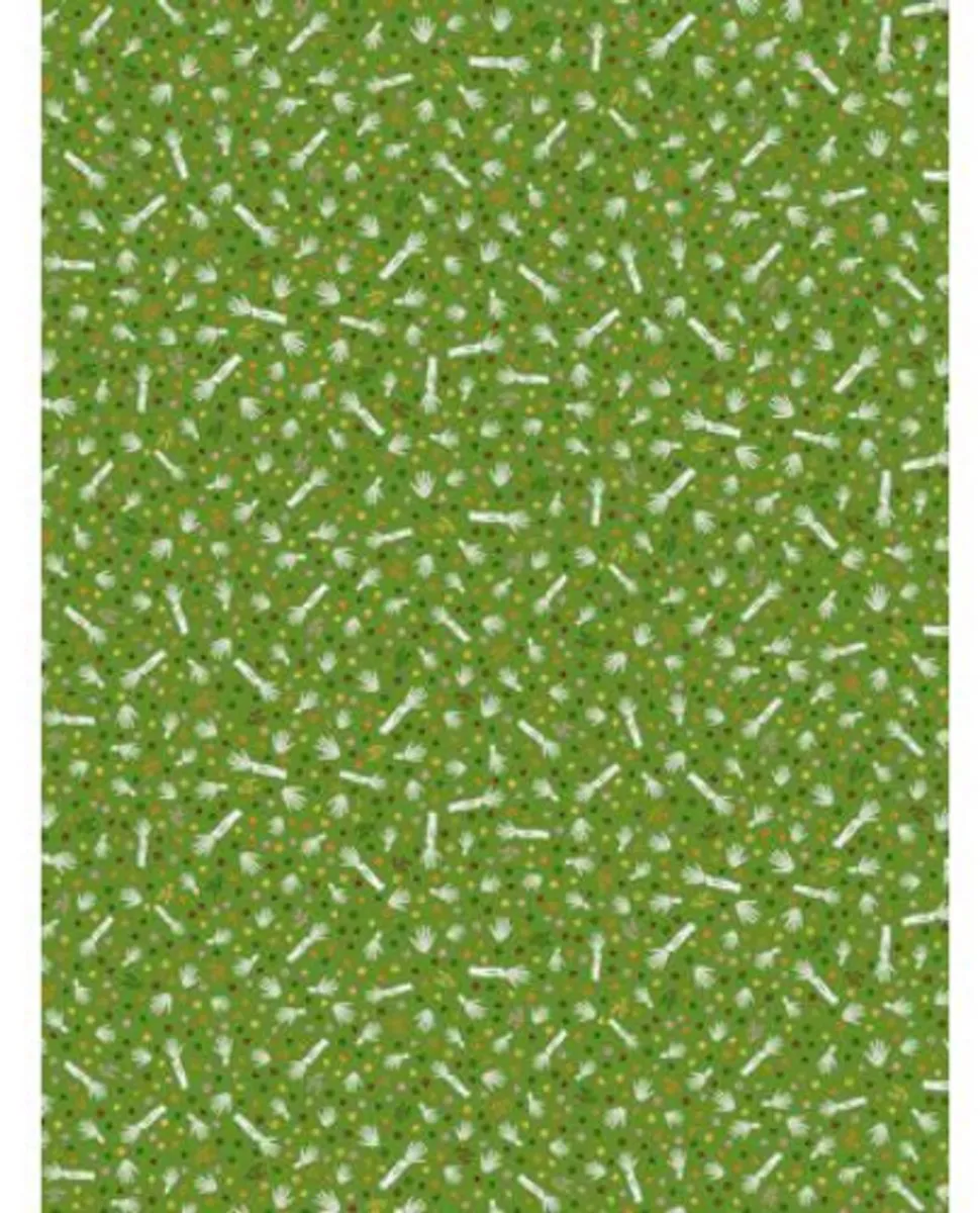 Decopatch Texture Papier Skeletten Limited Edition - Groen/Oranje/Wit/Zwart