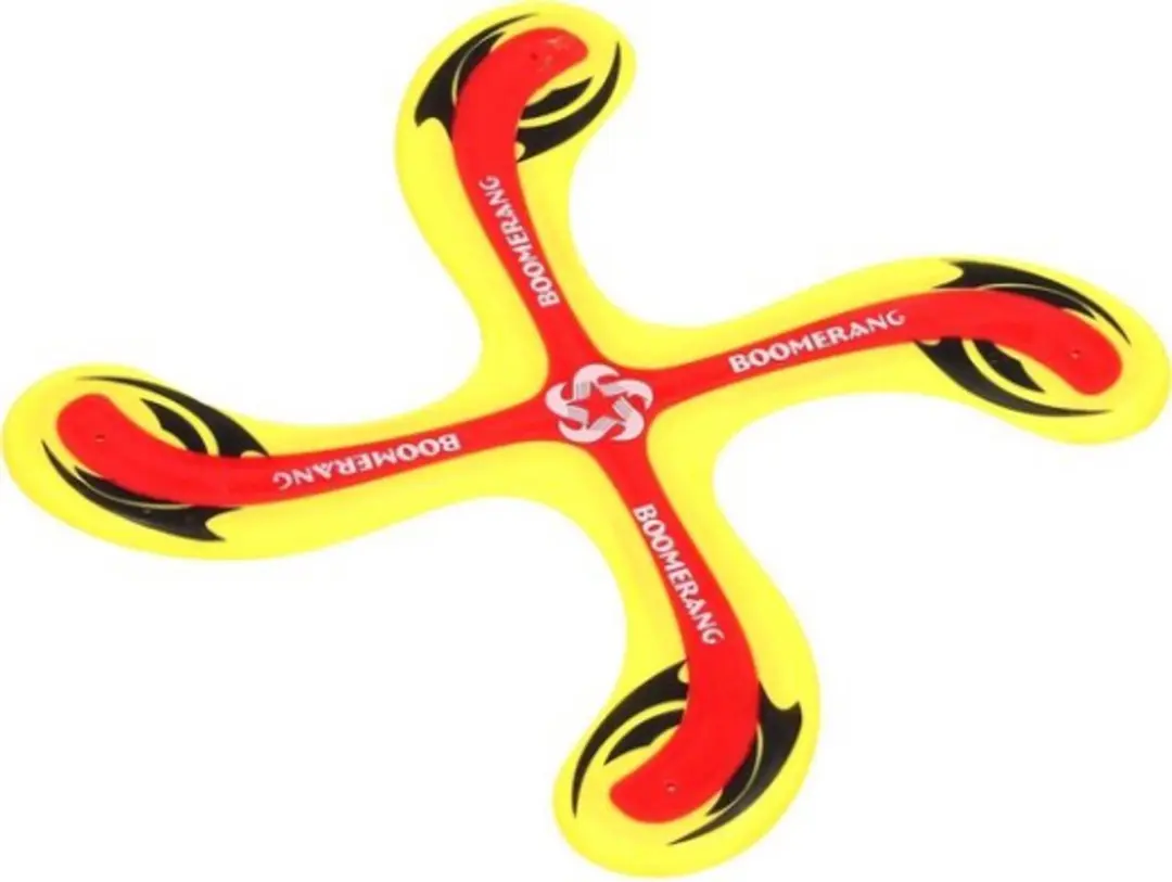 Johntoy Boomerang Geel 25cm - afbeelding 2 van 3