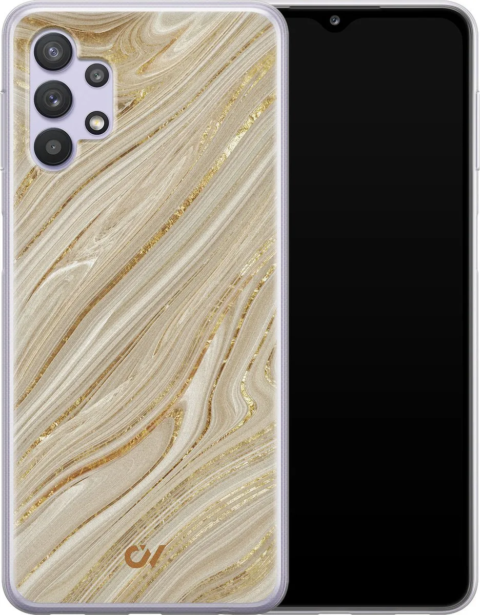Casevibes Galaxy A32 5G Hoesje - Goud - S/A325G/UV/024