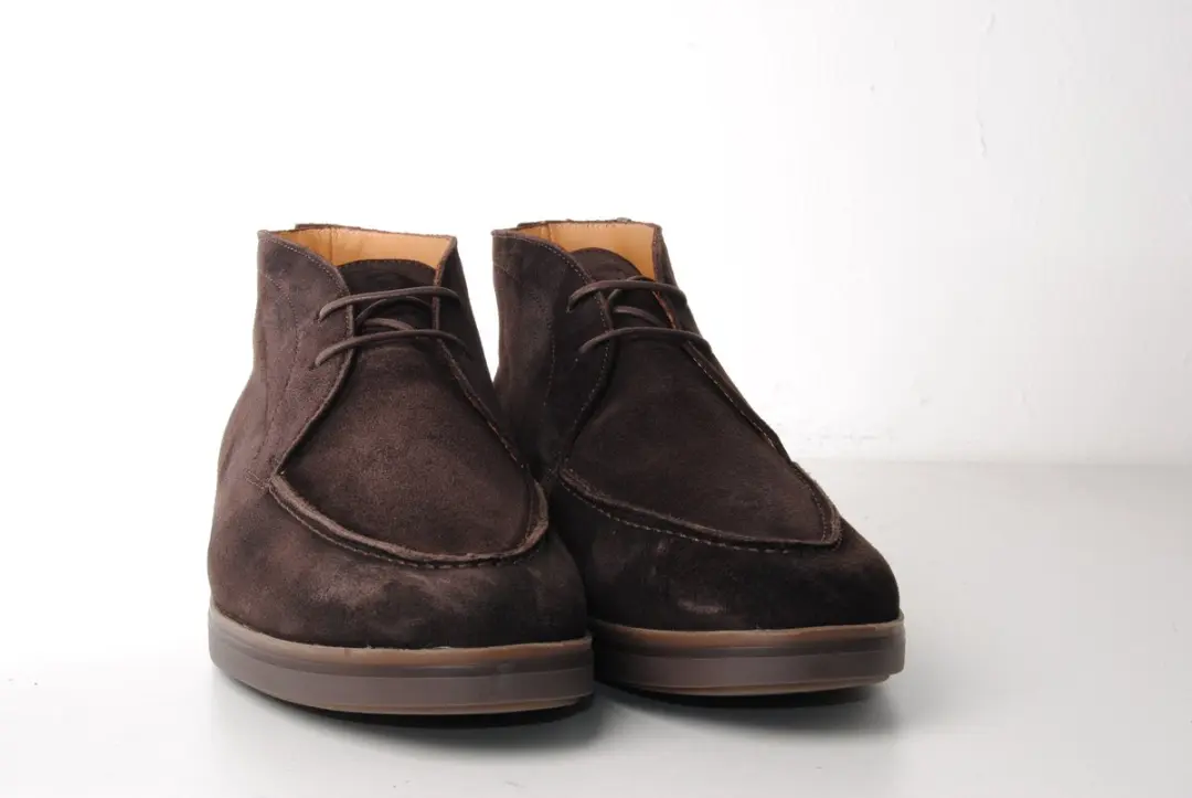 Floris van Bommel Suede Veterschoenen - Donkerbruin - afbeelding 6 van 6