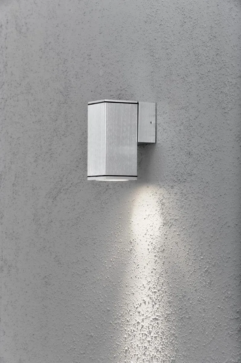 Konstsmide Monza Wandspot GU10 35W - 15cm - Zilver