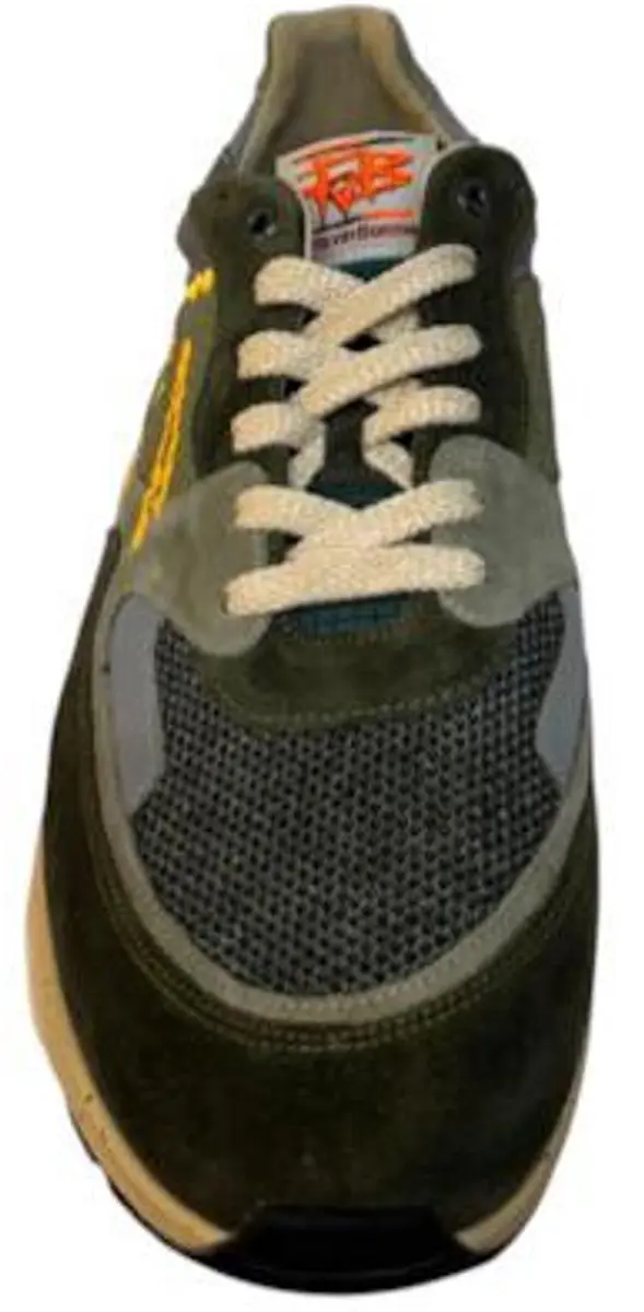 Floris van Bommel De Treener Heren Sneakers - Groen - afbeelding 3 van 5