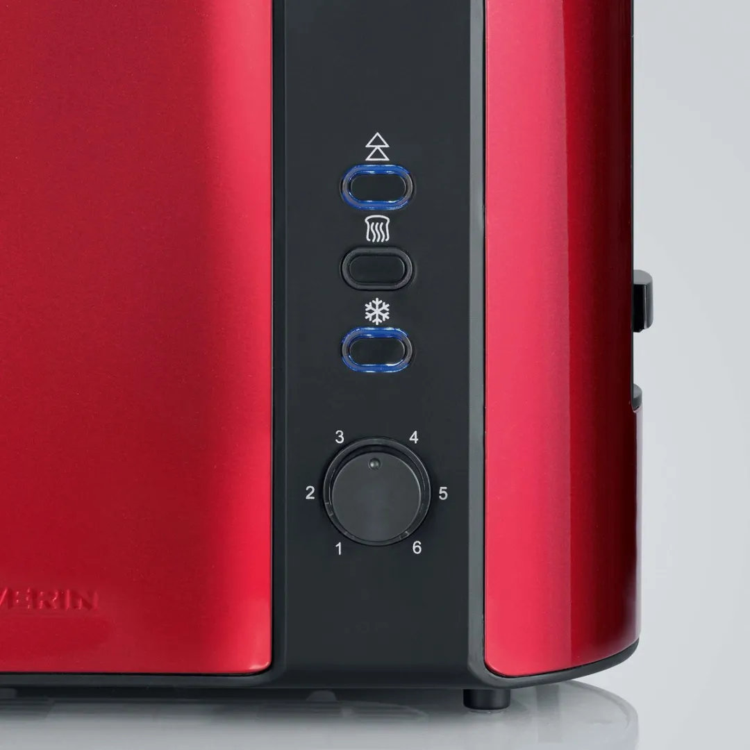 Severin AT 2217 Broodrooster 2 Stuks - 800W - Rood/Zwart