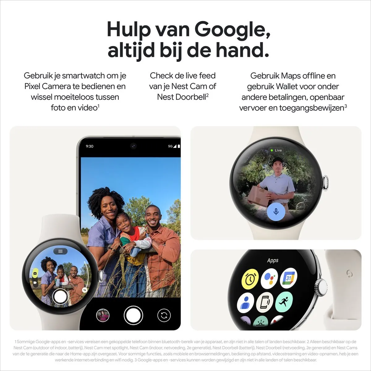 Google Pixel Watch 3 41mm - Zwart - afbeelding 6 van 6