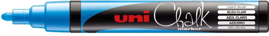 Posca Uni Chalk Marker 5M Metallic Blauw