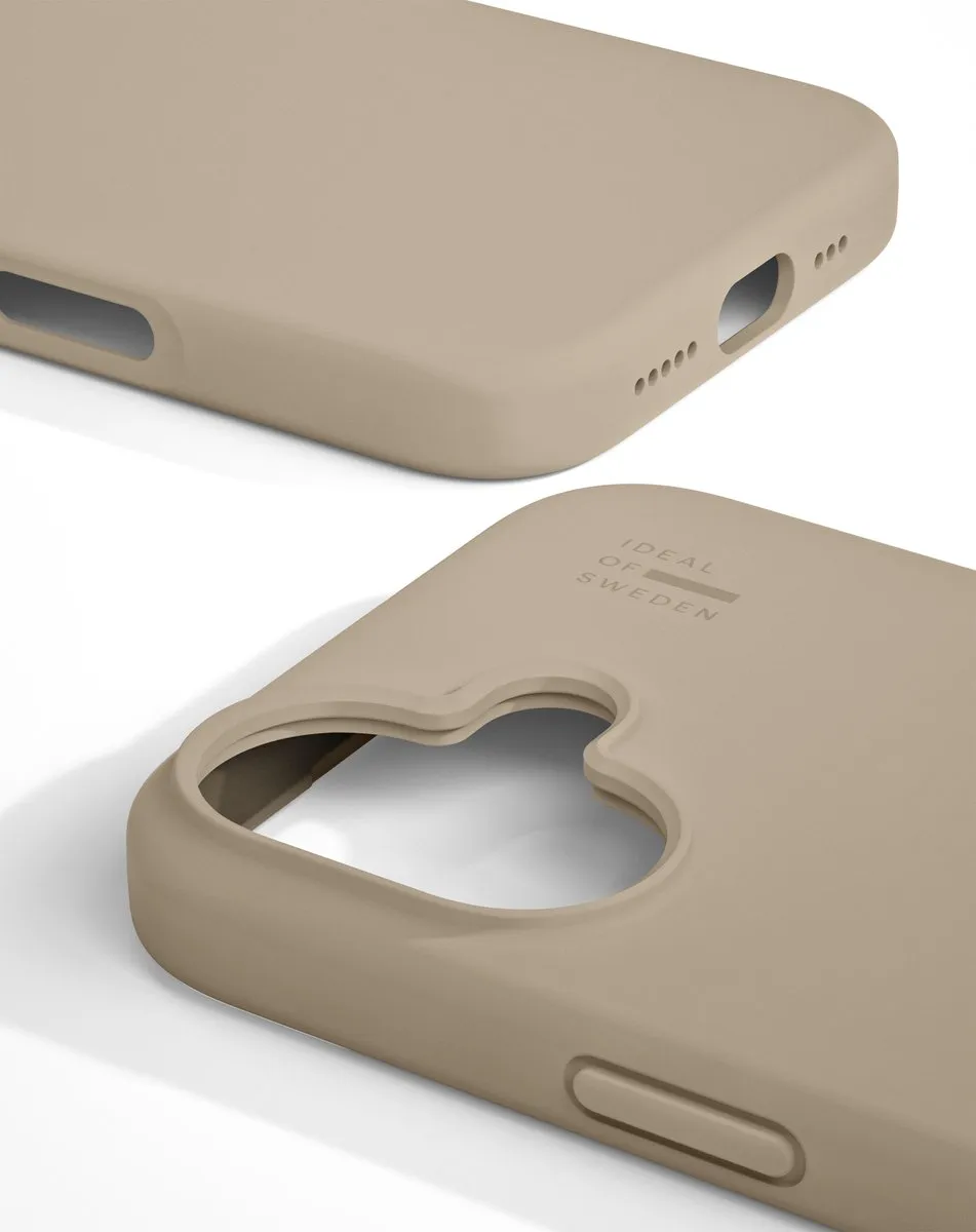 iDeal of Sweden iPhone 16 Silicone Hoes - Beige - IDSIC-I2461-128